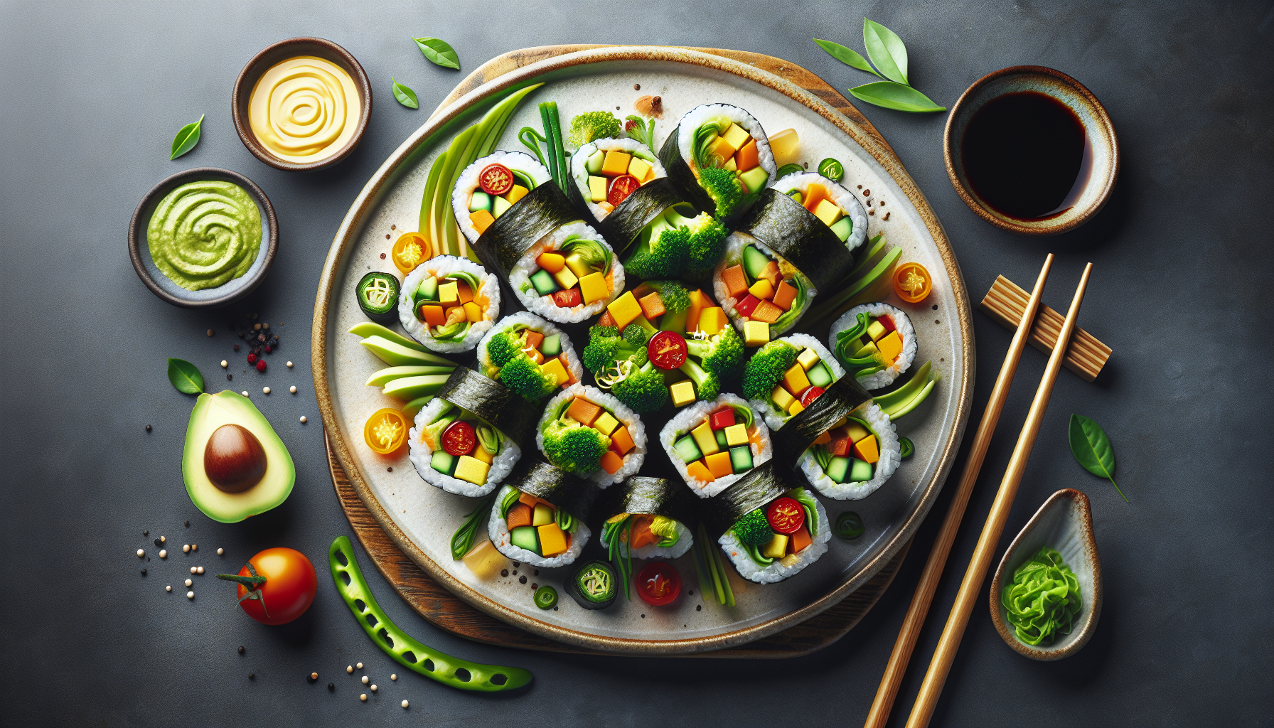 Sushi vegetariano